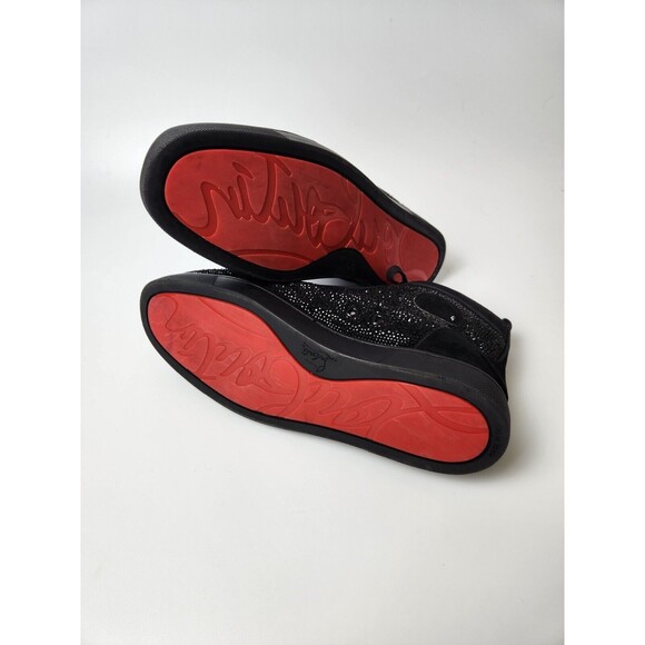 Christian Louboutin Shoes Men Size 14 Preppy Luxury‎ Gothic Rhinestone Punk Edgy - Picture 10 of 12